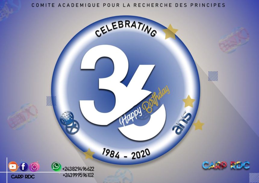 Joyeux anniversaire au W-CARP et au CARPRDC