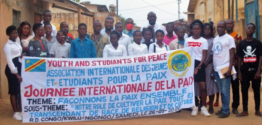 IYASP/Kwilungongo : Façonner la Paix ensemble, à l’occasion de la Journée Mondiale de la Paix