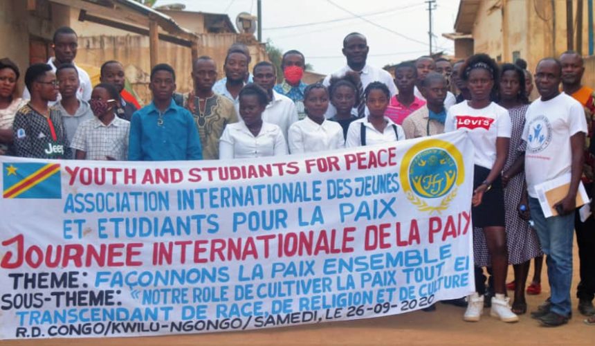 IYASP/Kwilungongo : Façonner la Paix ensemble, à l’occasion de la Journée Mondiale de la Paix